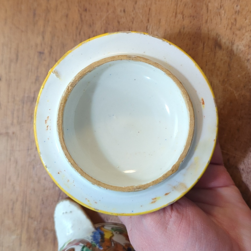 Mid Century Italian Majolica Milk And Sugar - Picture 15 of 15